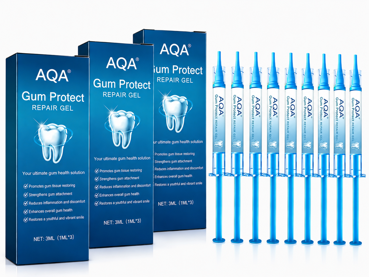 AQA® Gum Protect Repair Gel for Receding Gums & Sensitivity
