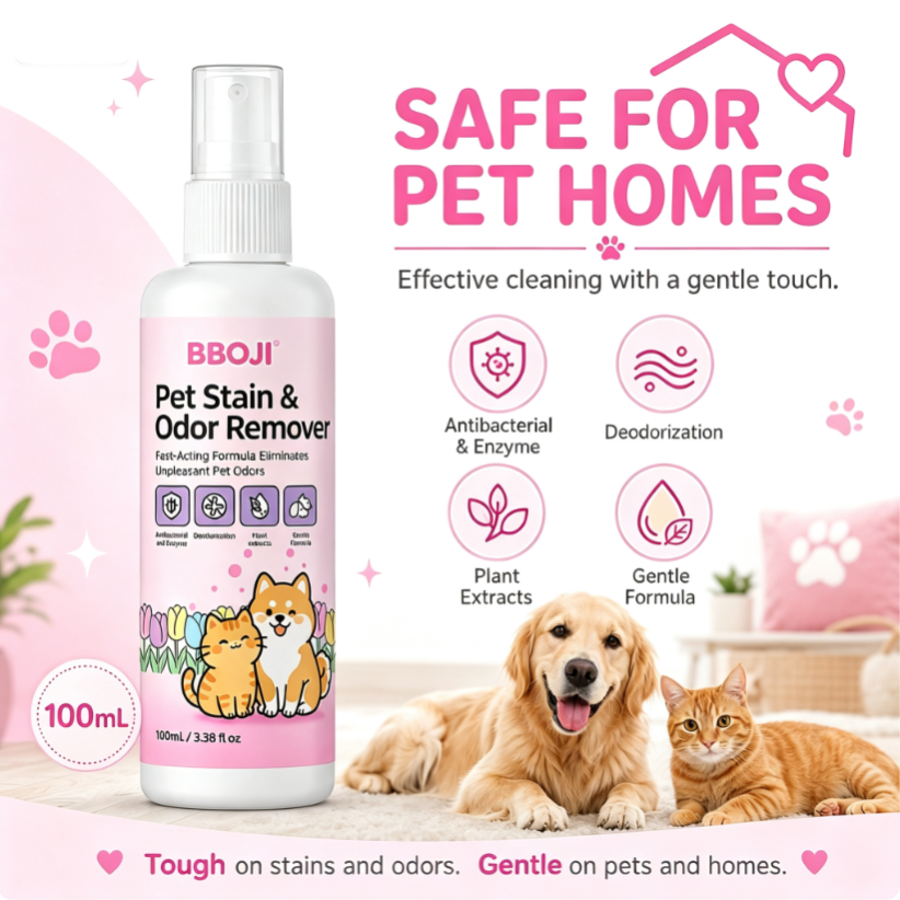 ⏳🔥LIMITED-TIME 20% OFF! -⏰BBOJI® Pet Stain & Strong Odor Eliminator