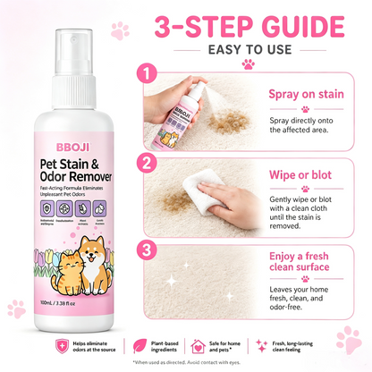 ⏳🔥LIMITED-TIME 20% OFF! -⏰BBOJI® Pet Stain & Strong Odor Eliminator
