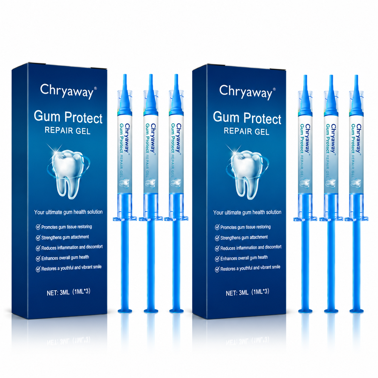 Chryaway® Gum Protect Repair Gel for Receding Gums & Sensitivity
